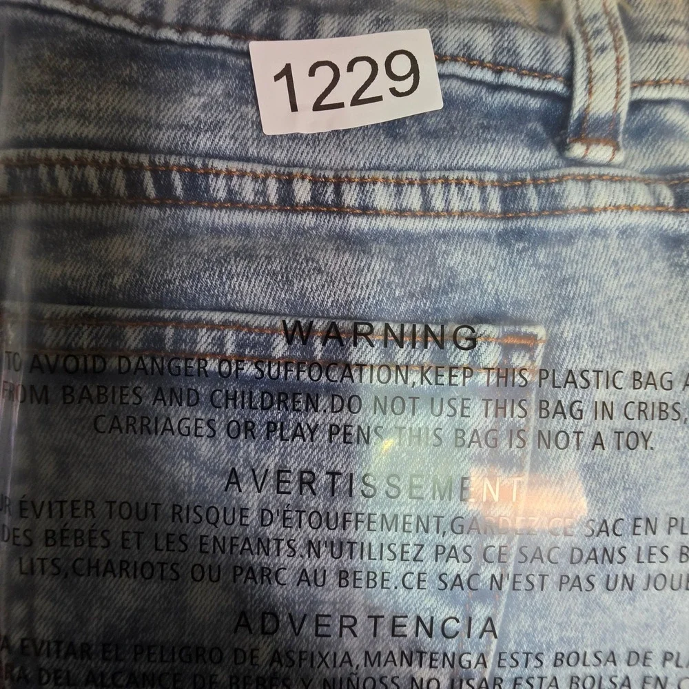 Wonder Nation Boys Straight Leg Acid Wash Jeans Light Blue Size 10 WN34100123214
